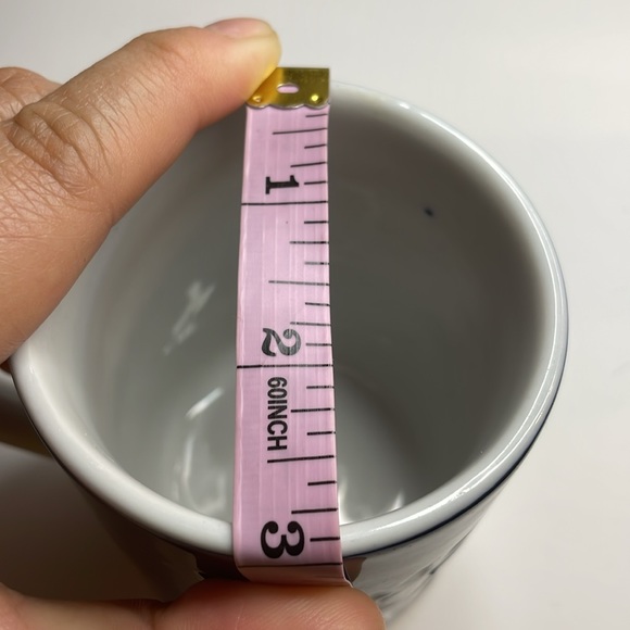 Etched Ceramic Blue Mug - Picture 11 of 11